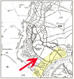  189th Brigade at Beaucourt 1916