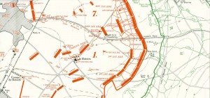  7th Division Loos 25.9.15 map