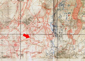  ALBERT.BOUZENCOURT trench map