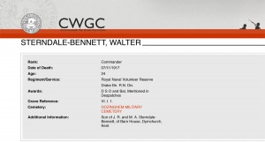  CWGC - Casualty Details - Bennett