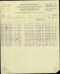  CWGC Grave Registration