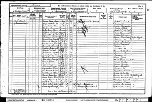  Census 1901.Clerk