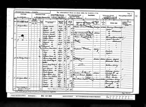 Census 1901 Webb LNDRG13 253 254-0106