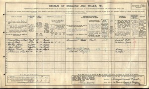  Census 1911.Bond