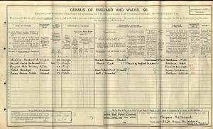  Census 1911.Hallward