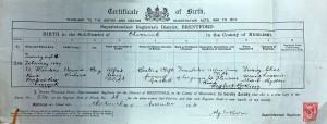  Clift.Birth certificate