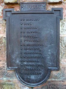  Codsall War Memorial