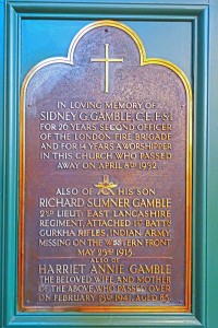  GAMBLE family memorial