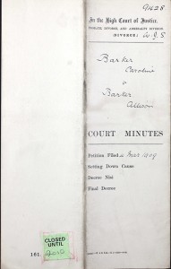  Judicial Separation.Barker.1909