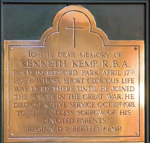  Kenneth Kemp mem. plaque