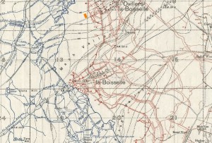  La Boisselle Trench Map