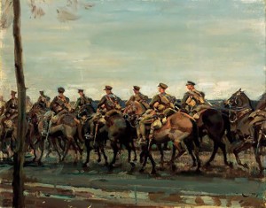  Ld Strathcona's Horse on the march - Munnings