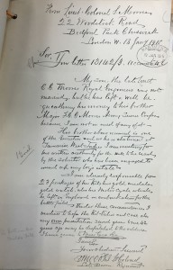 Capt Moores service record