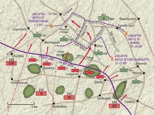  Somme.High Wood Eucourt l'Abbaye and Flers